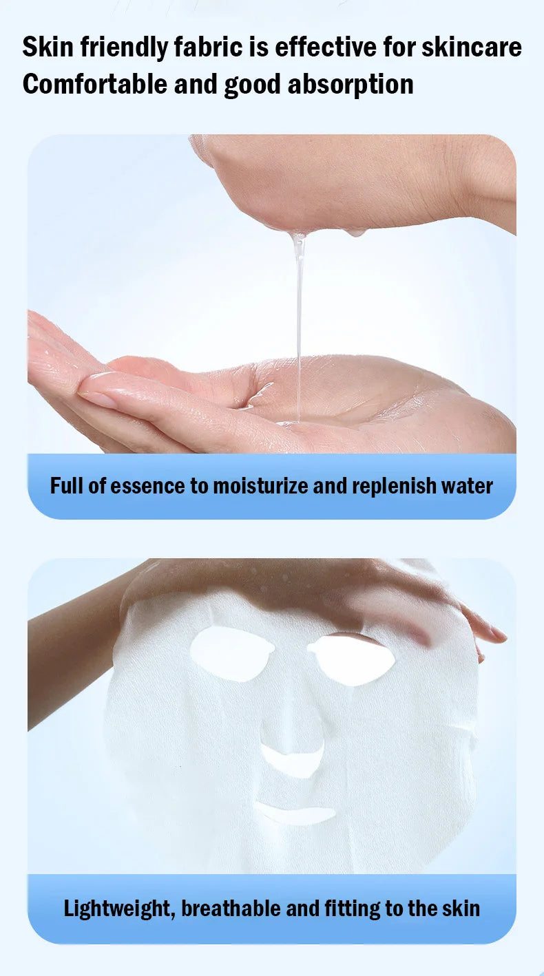 Hydrating & Brightening Whitening Face Sheet Masks (Pack of 6)