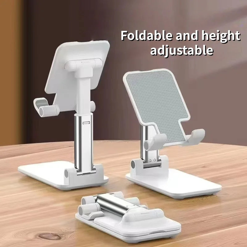 Foldable Phone Stand Black White ABS Plastic