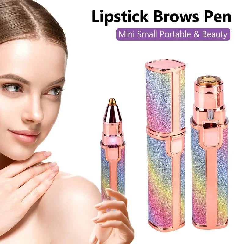 2 in 1 Electric Eyebrow Trimmer & Hair Remover for all parts use in pen Flawless