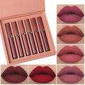 Matte Velvet Lip Gloss Waterproof Moisturizing Long lasting Liquid Lipstick