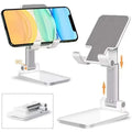 Foldable Phone Stand Black White ABS Plastic