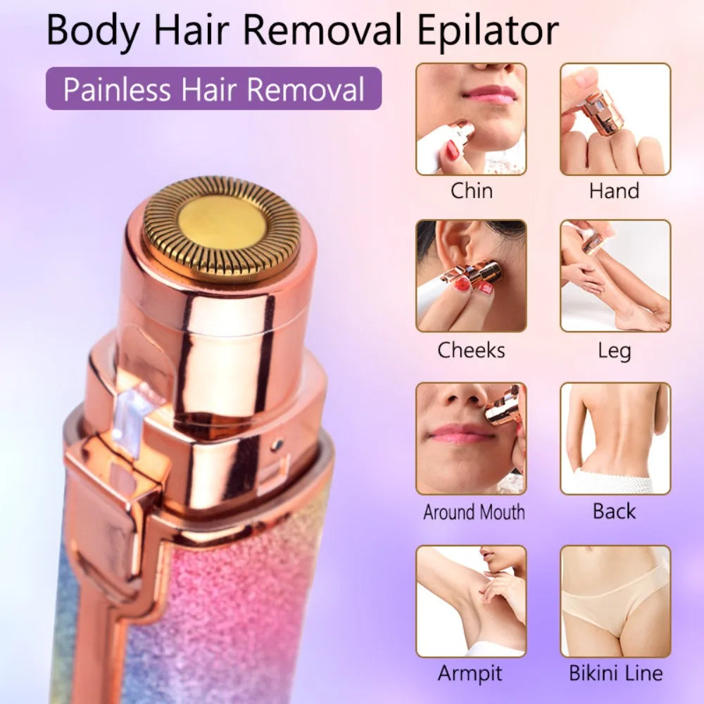 2 in 1 Electric Eyebrow Trimmer & Hair Remover for all parts use in pen Flawless