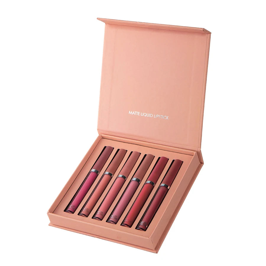 Matte Velvet Lip Gloss Waterproof Moisturizing Long lasting Liquid Lipstick